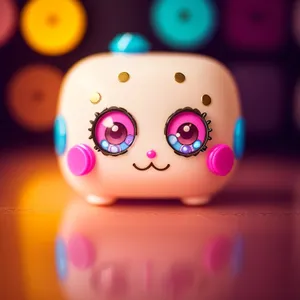 Colorful Piggy Bank Ball: Fun Saving for Financial Success!