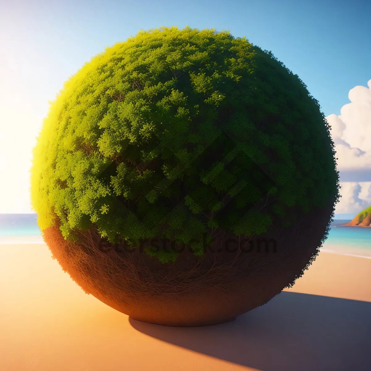 Picture of Fresh Citrus Tennis Ball - Healthy, Juicy Fruit