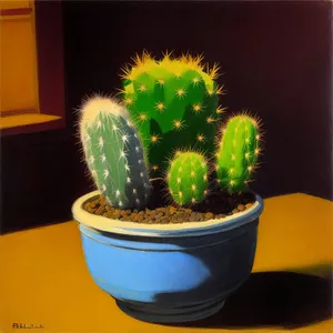 Cactus Decoration in Pot