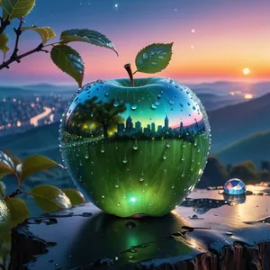 Earth Globe Bowl in Porcelain China Utensil
