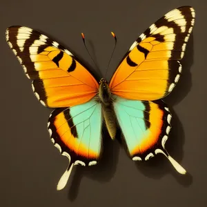 Vibrant Summer Butterfly with Delicate Wings