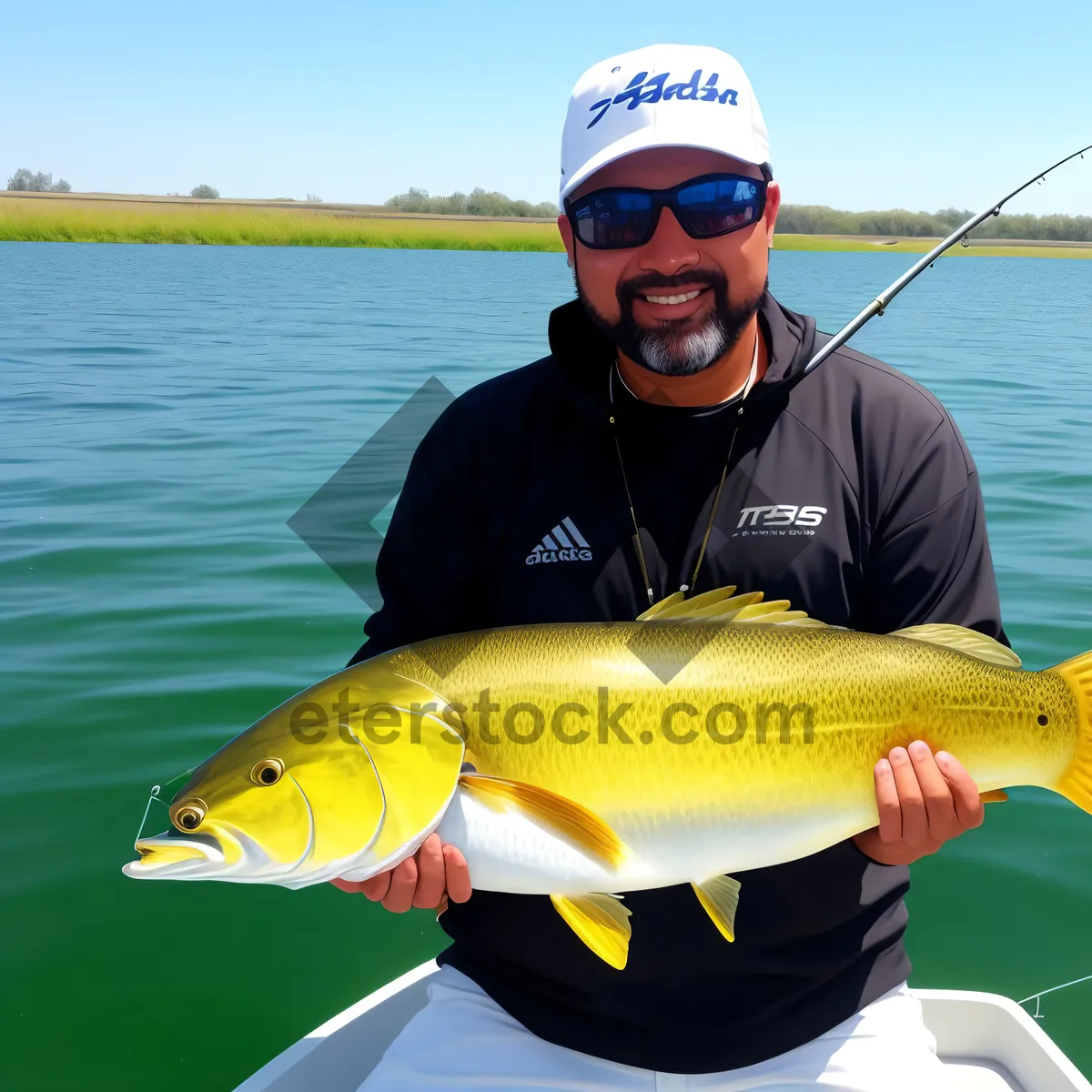 Picture of Underwater Snapper Catch with Fishing Gear