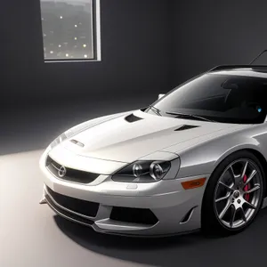 Speed Demon - Sleek Racing Car with Powerful Engine