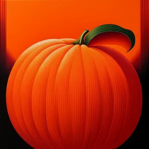 Fractal Pumpkin Light Motion Graphic Texture.