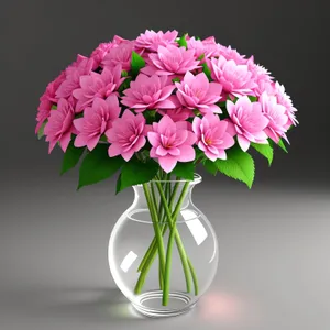 Colorful Spring Floral Bouquet in Pink