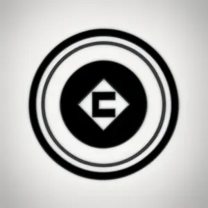 Bright Round Metal Button Set - Modern Web Icons