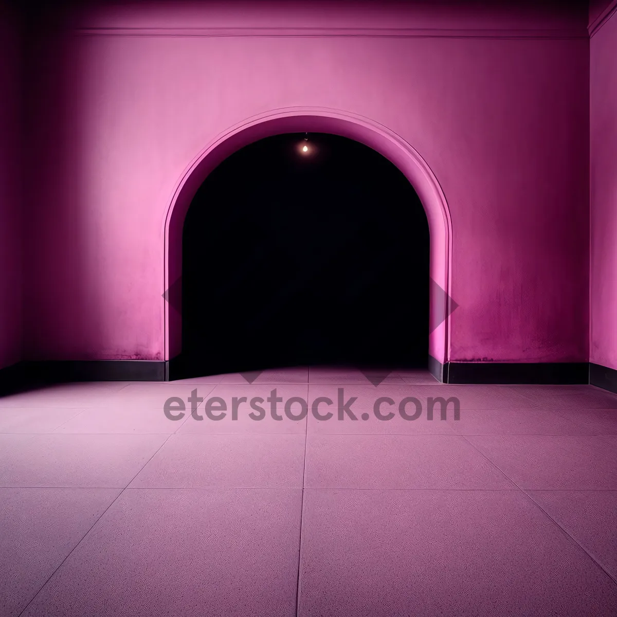 Picture of Modern Architectural Passage with Illuminated Hallway