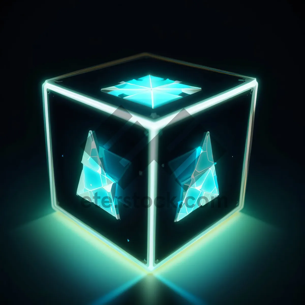 Picture of Black Glass 3D Button Icon