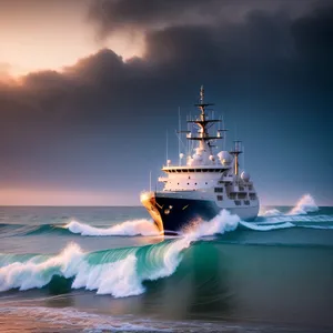 Seafaring Vessel at Port