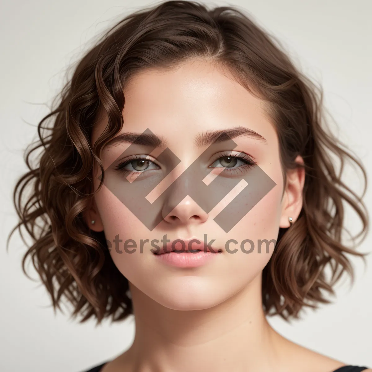 Picture of Gorgeous Model with Flawless Skin and Captivating Smile