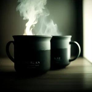 Hot Cup of Joe - Coffee Mug with Saucer and Spoon