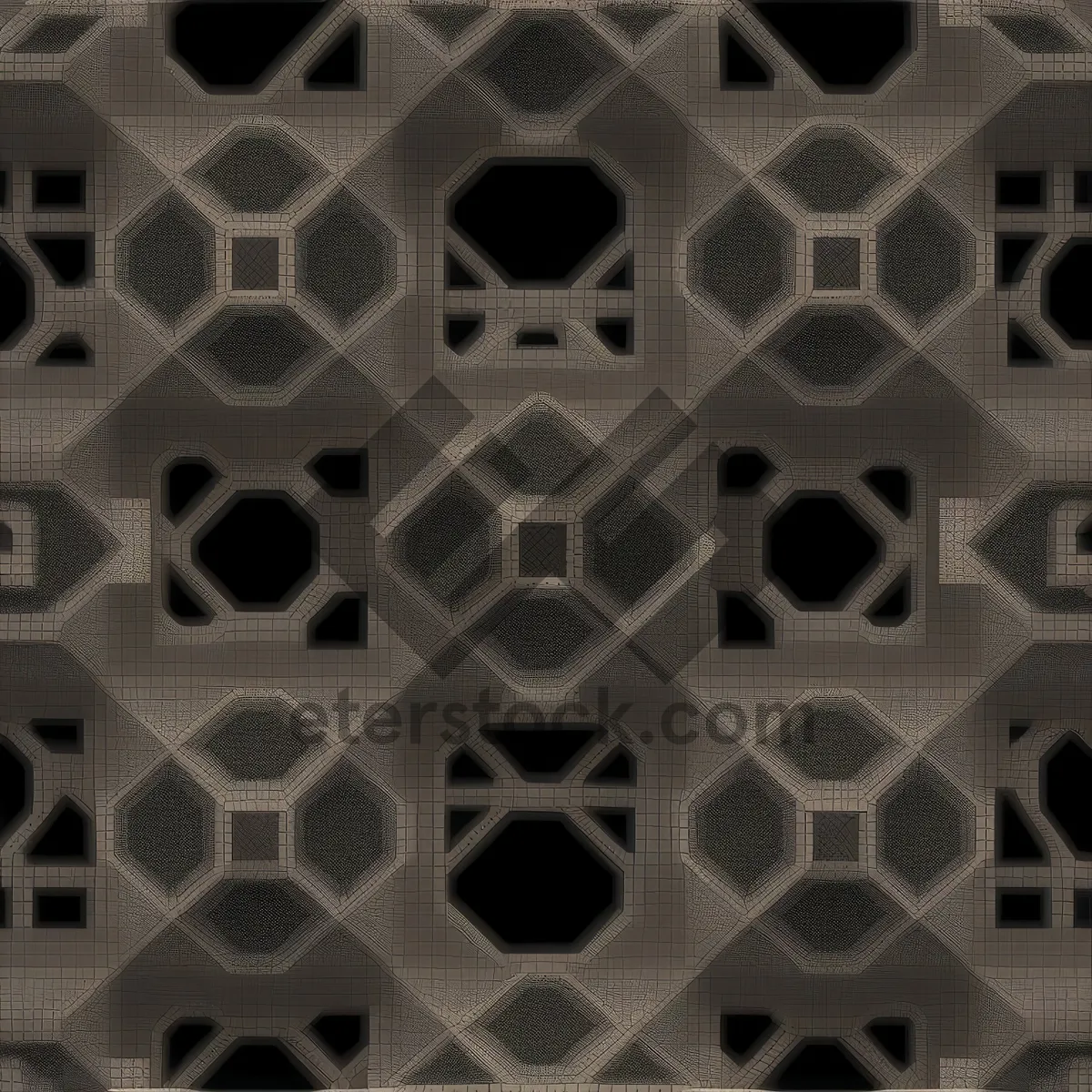 Picture of Graphic honeycomb structure pattern wallpaper