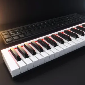 Black Keyboard: Electronic Music Instrument for Business and Office
