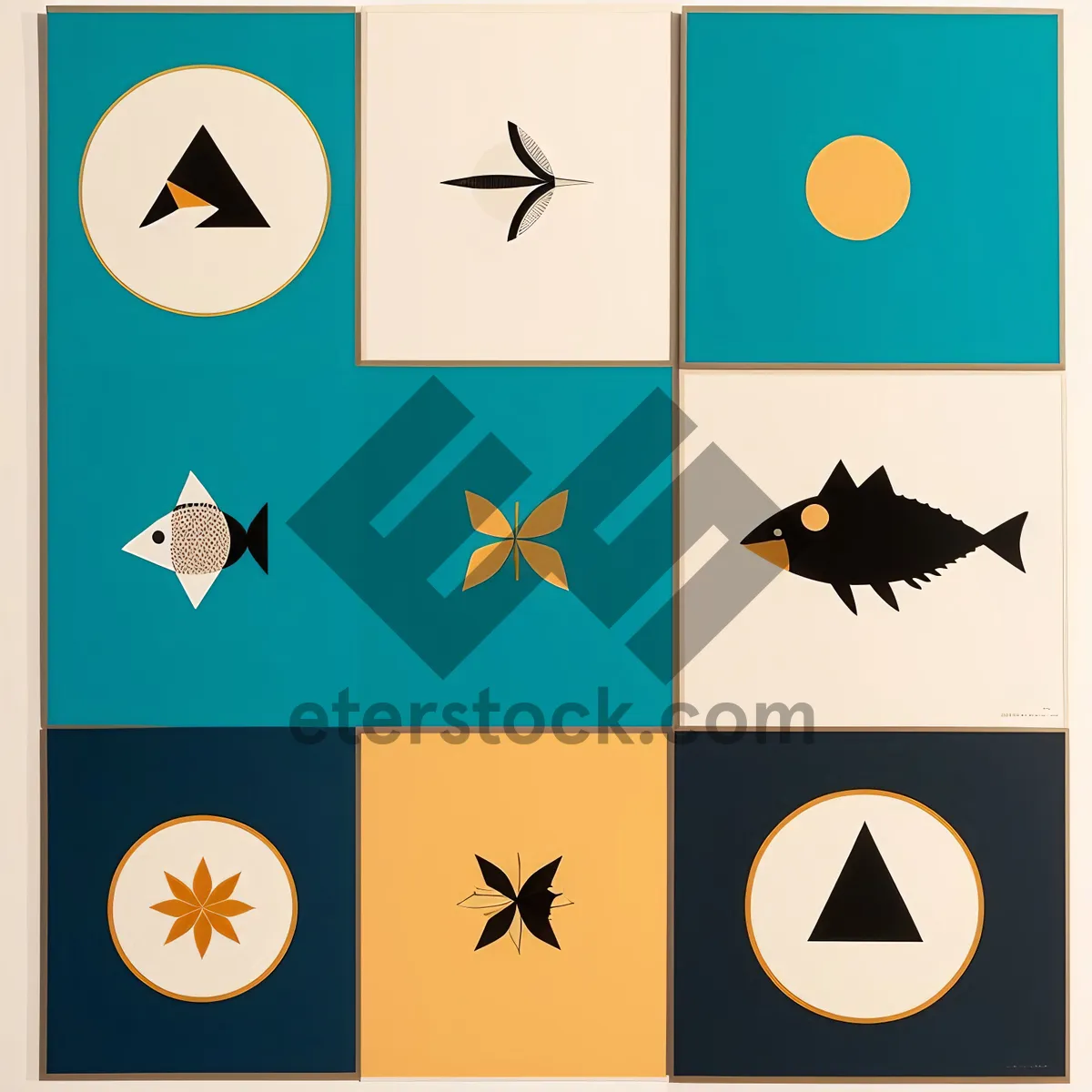 Picture of Iconic Symbol Set: Perfect Designs for Signage.