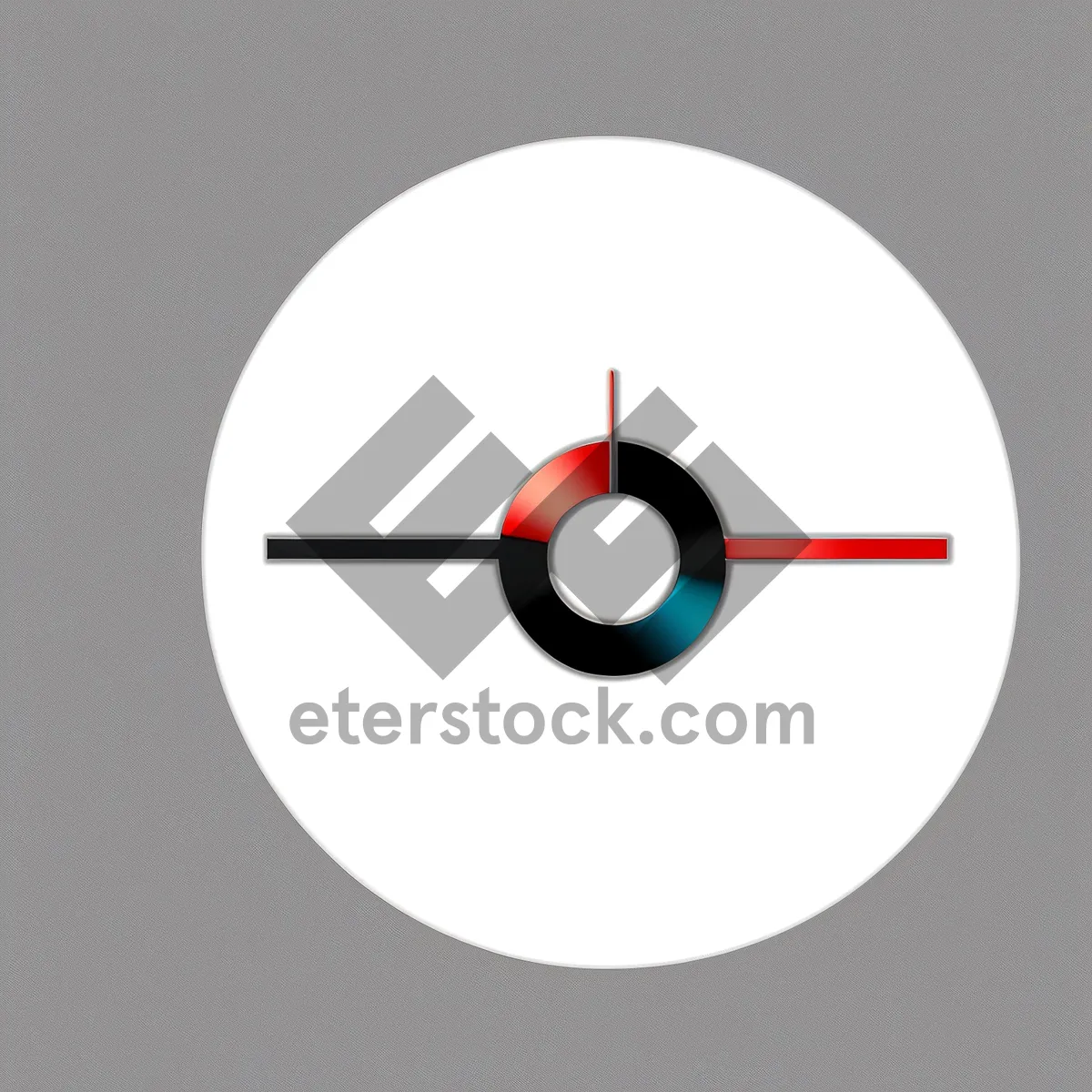 Picture of Shiny Music Button Icon - 3D Design