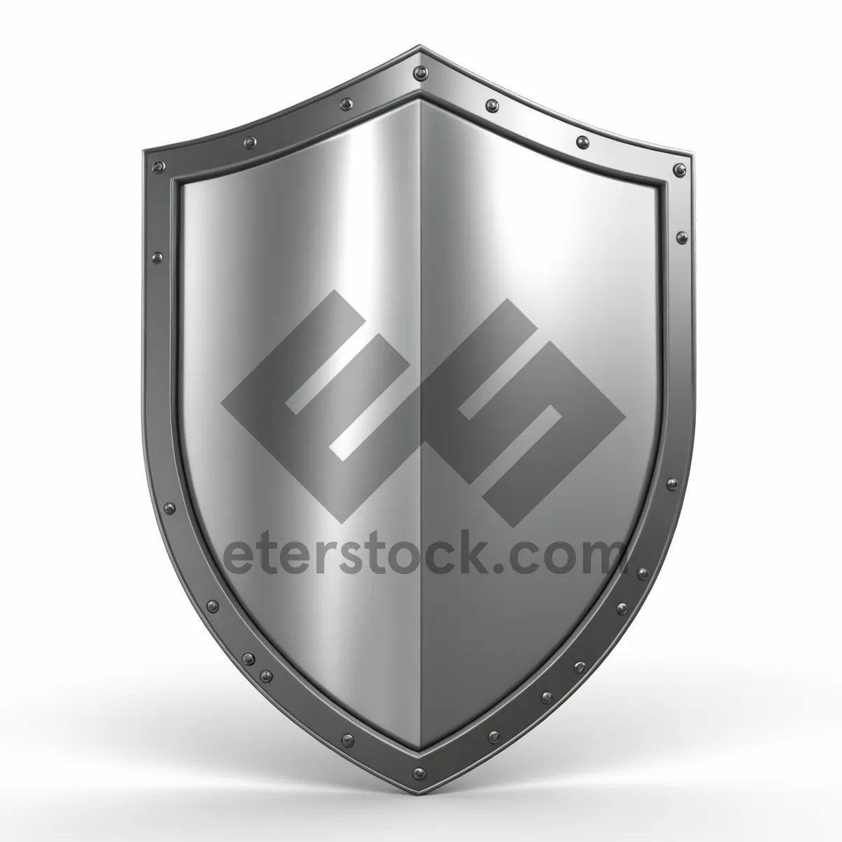 Picture of Shiny emblem button icon for web design