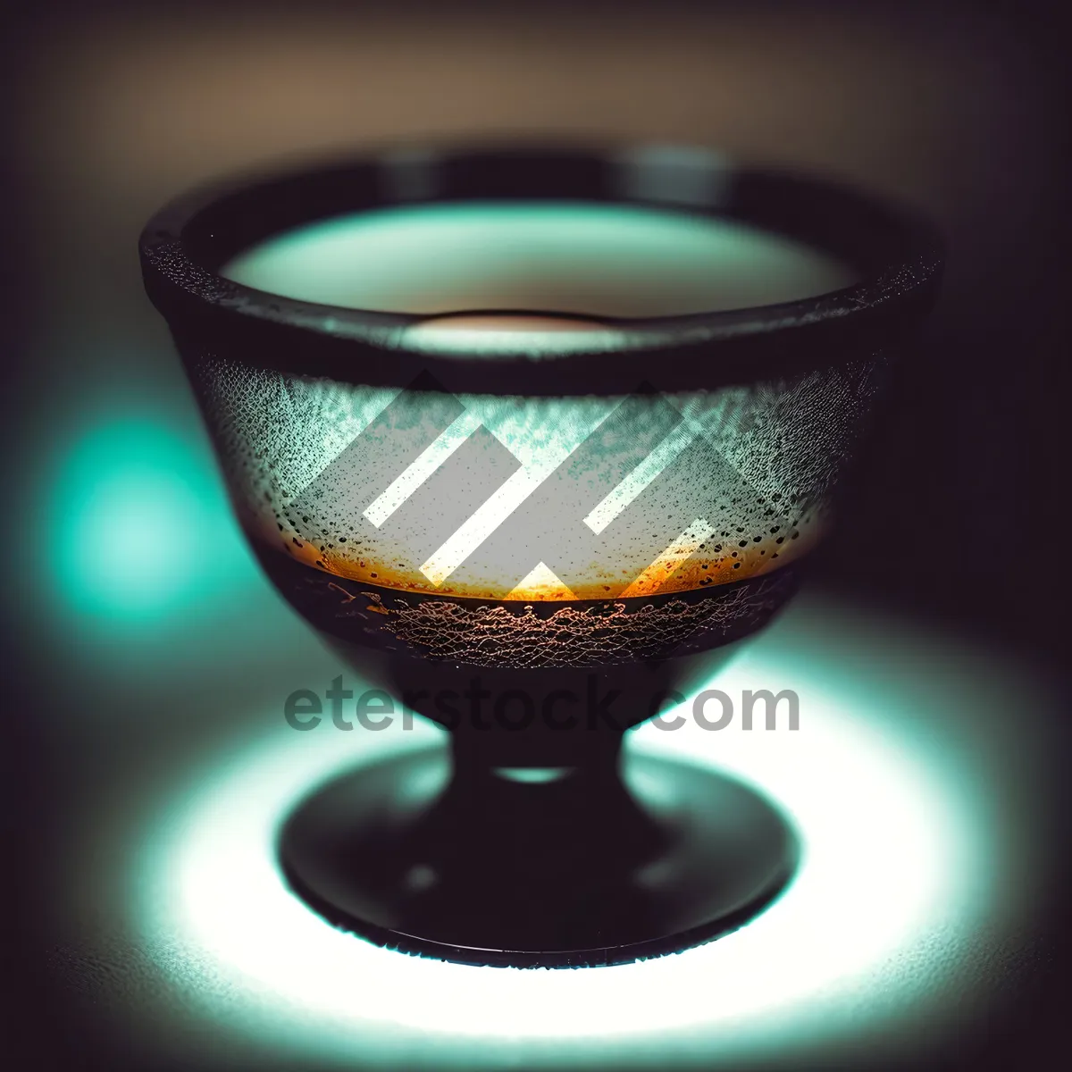 Picture of Elegant Wine Glass on Table: A Stylish Goblet for Celebrations