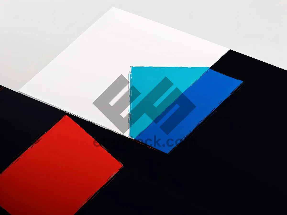 Picture of 3D flag symbol design for a country.