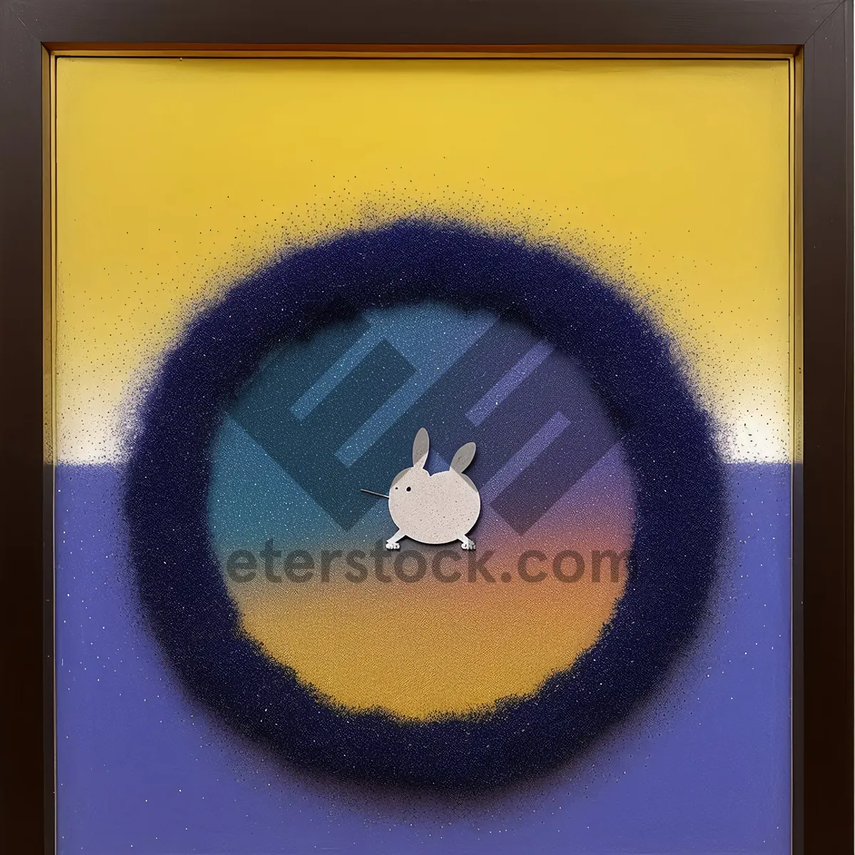 Picture of Vintage Grunge Stereo System Frame with Blank Texture