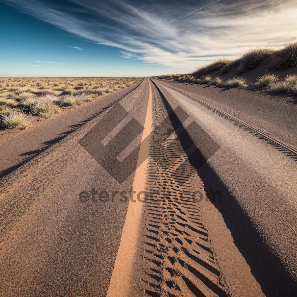 Picture of Dune Highway: Majestic Landscape in a Desert Journey