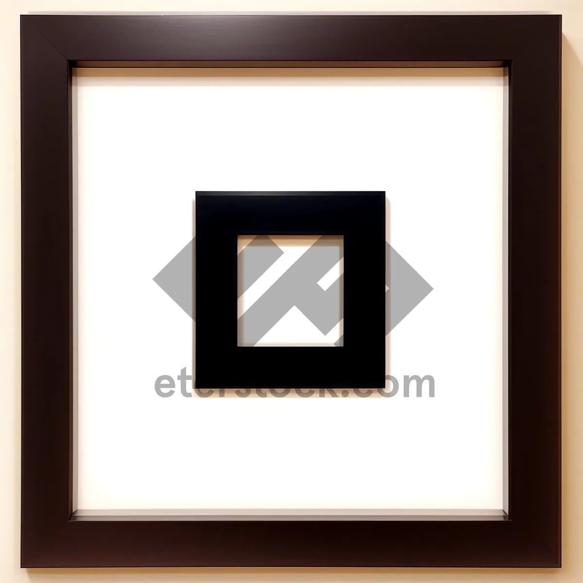 Picture of Modern Vintage Square Frame with Blank Space