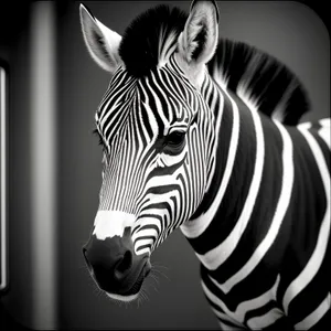 Striped Elegance: Zebra in the Wild