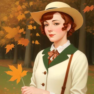 Smiling Medical Professional in Attractive Headdress