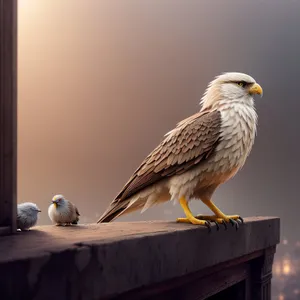 Majestic Bird of Prey in Flight