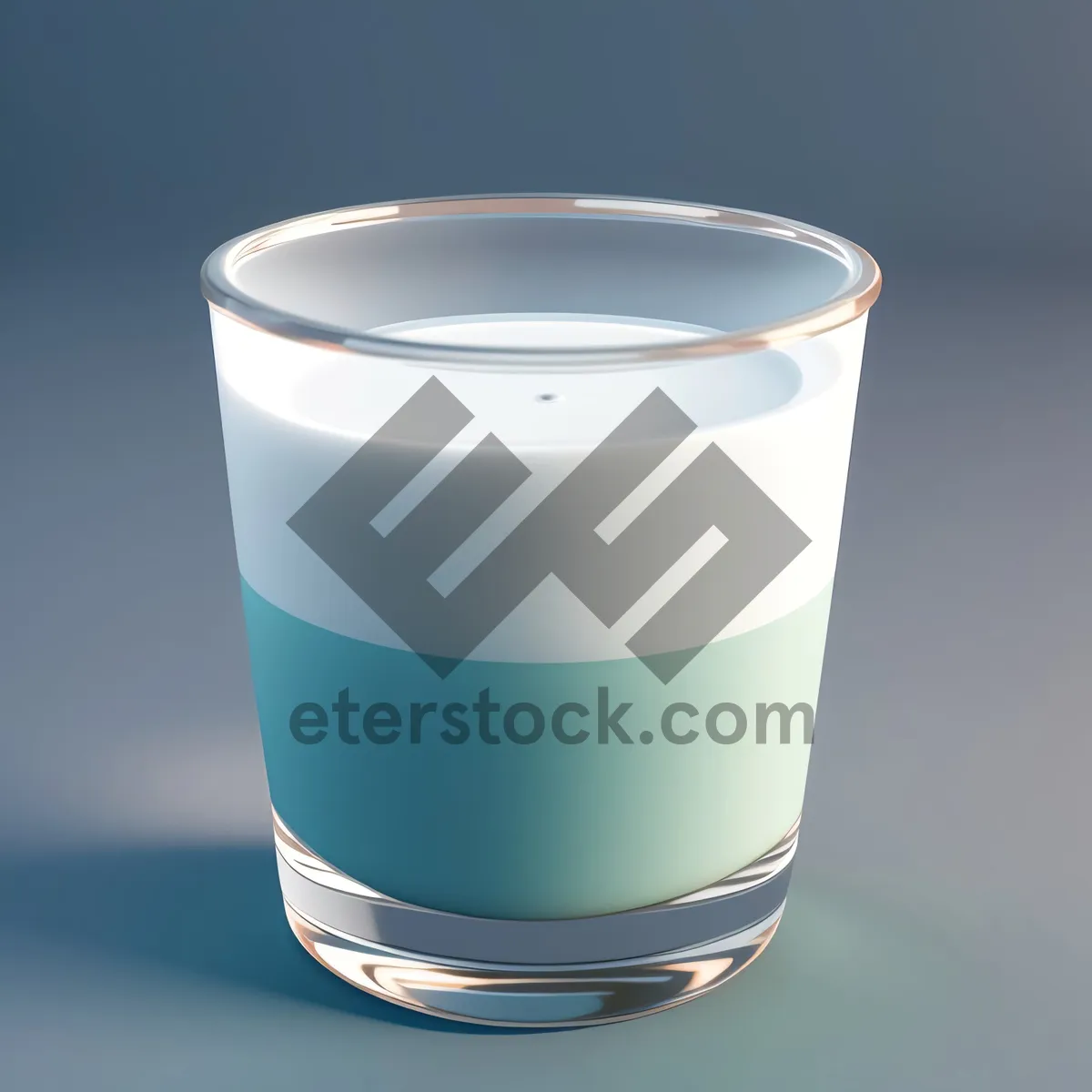 Picture of Hot Herbal Tea in Transparent Glass Mug