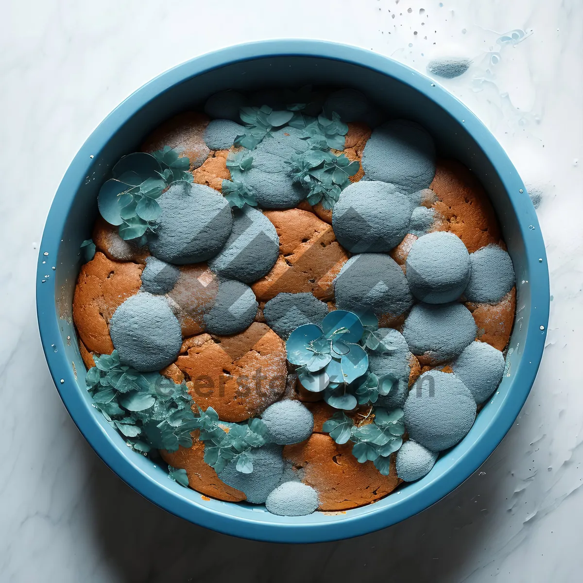 Picture of Fresh blueberry snack in a bowl.