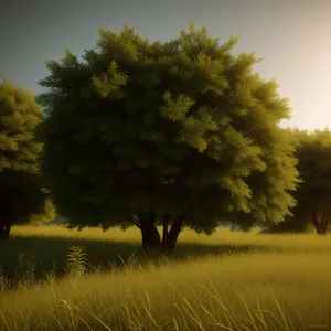 Golden Autumn: Serene Woods Embraced by Vibrant Nature