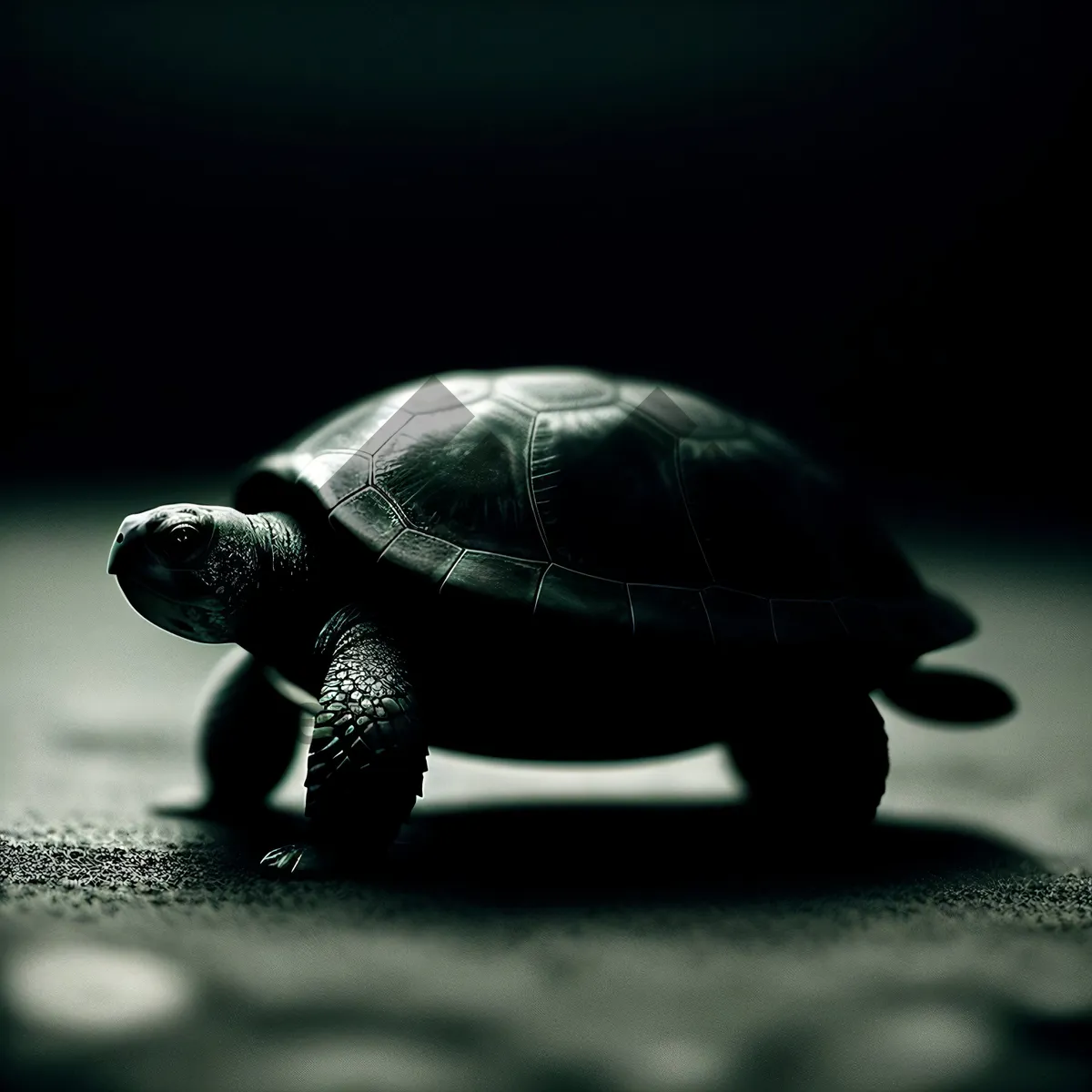 Picture of Majestic Sea Turtle: Graceful Reptile in its Shell
