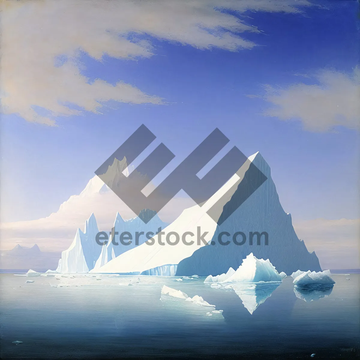 Picture of Majestic Glacier Peak in Winter Wonderland