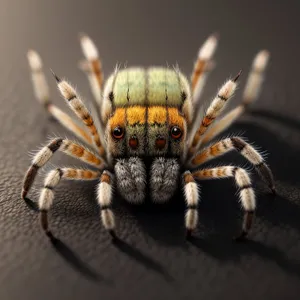 Creepy Arachnid - Close-up Detail of a Wolf Spider