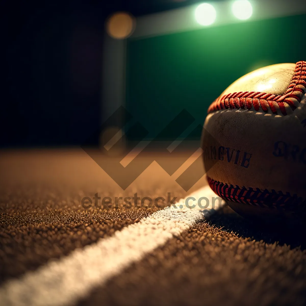 Picture of Baseball Glove on Grass - Essential Game Equipment