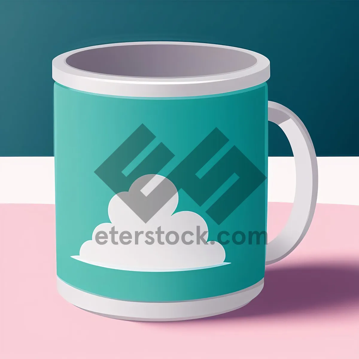 Picture of Steamy caffeinated beverage in ceramic cup