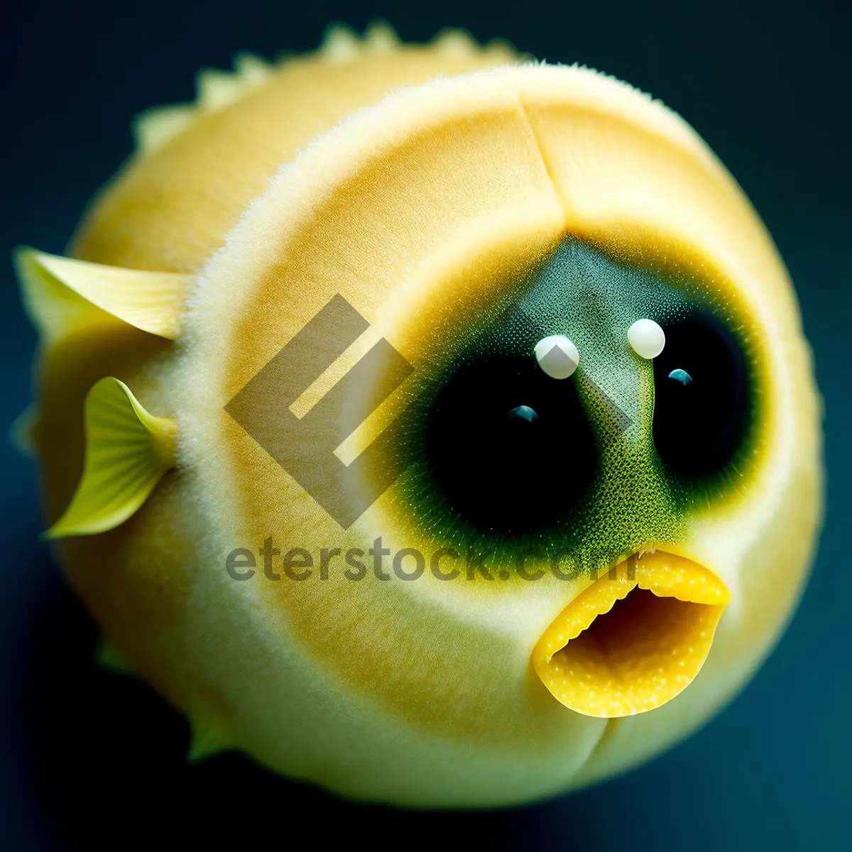 Picture of Black and Yellow Mollusk Petal