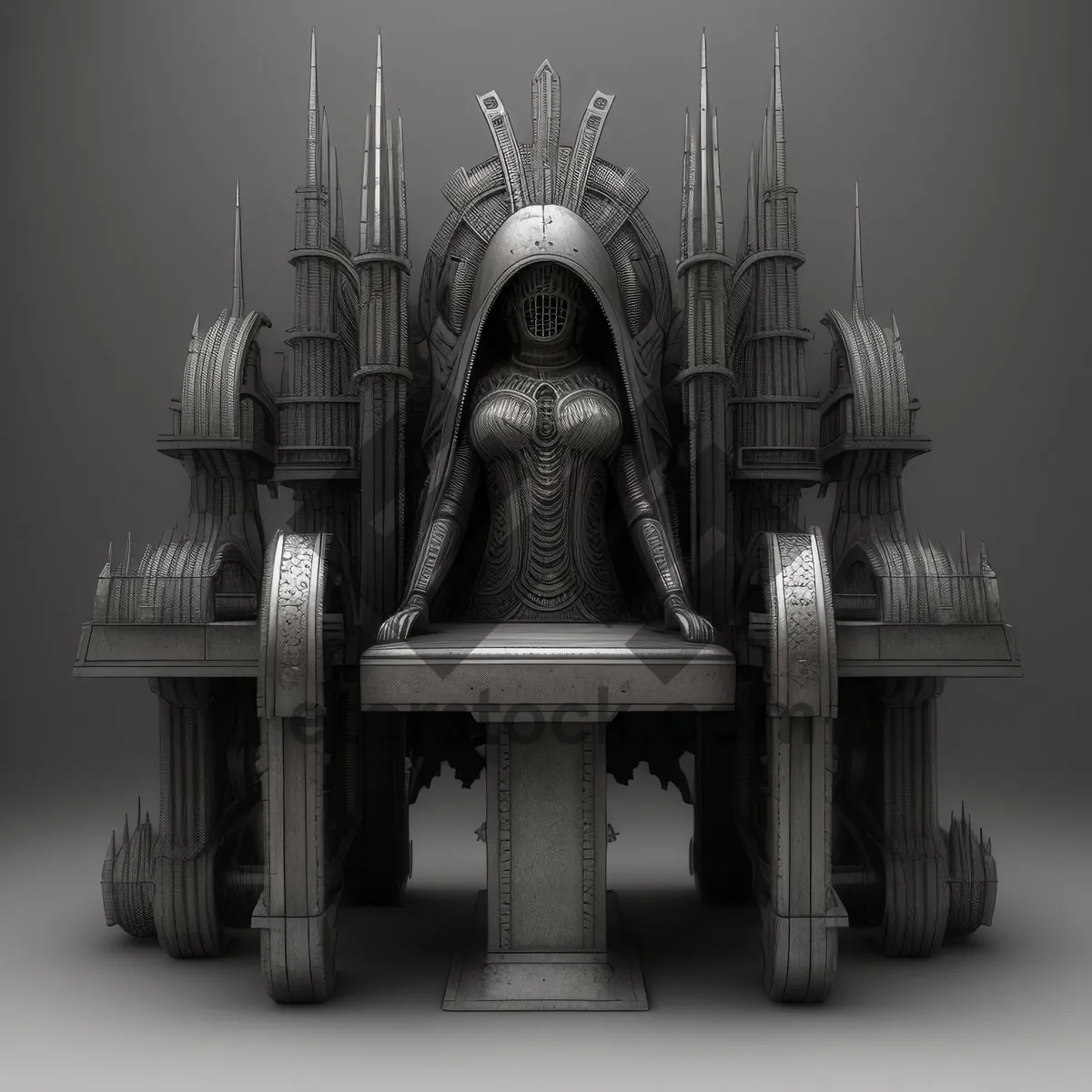 Picture of Ancient Cathedral Throne: A Historic Seat of Power