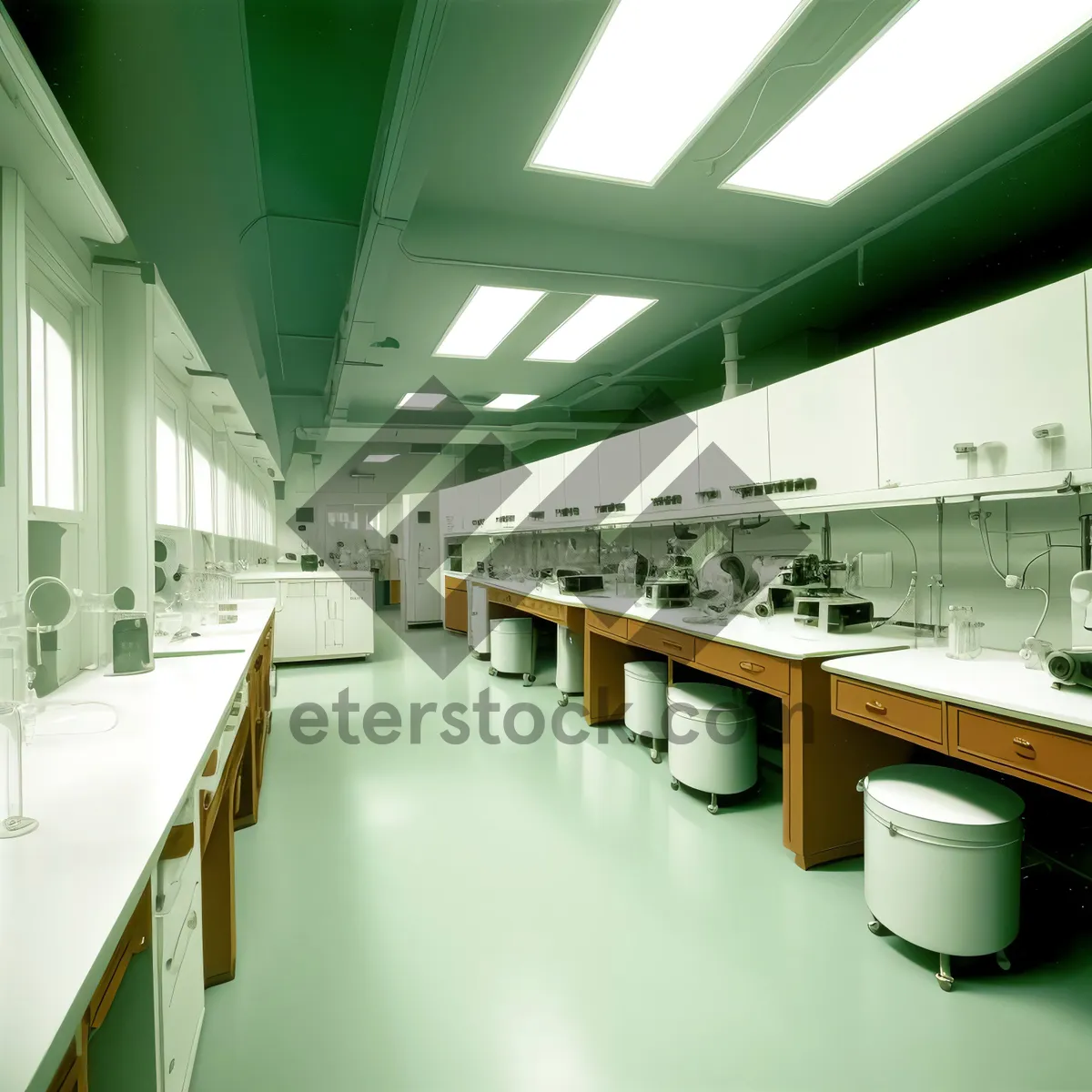 Picture of Modern Office Interior with Glass Architecture