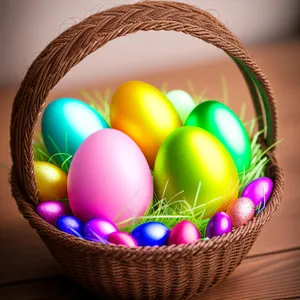 Colorful Easter Egg Decorations with Candy