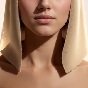 Seductive Lady in Towel - Attractive Spa Model