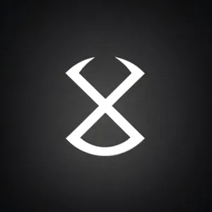 Black Gem Symbol Icon - Elegant Sign