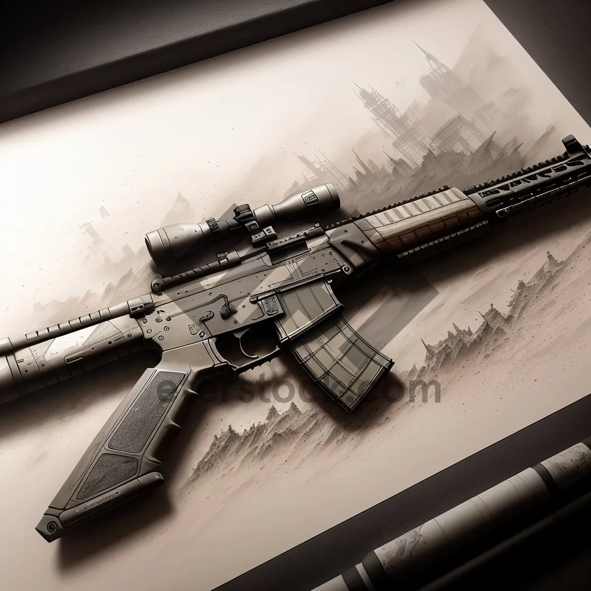 Picture of Military Assault Rifle - Advanced Automatic Firepower Solution