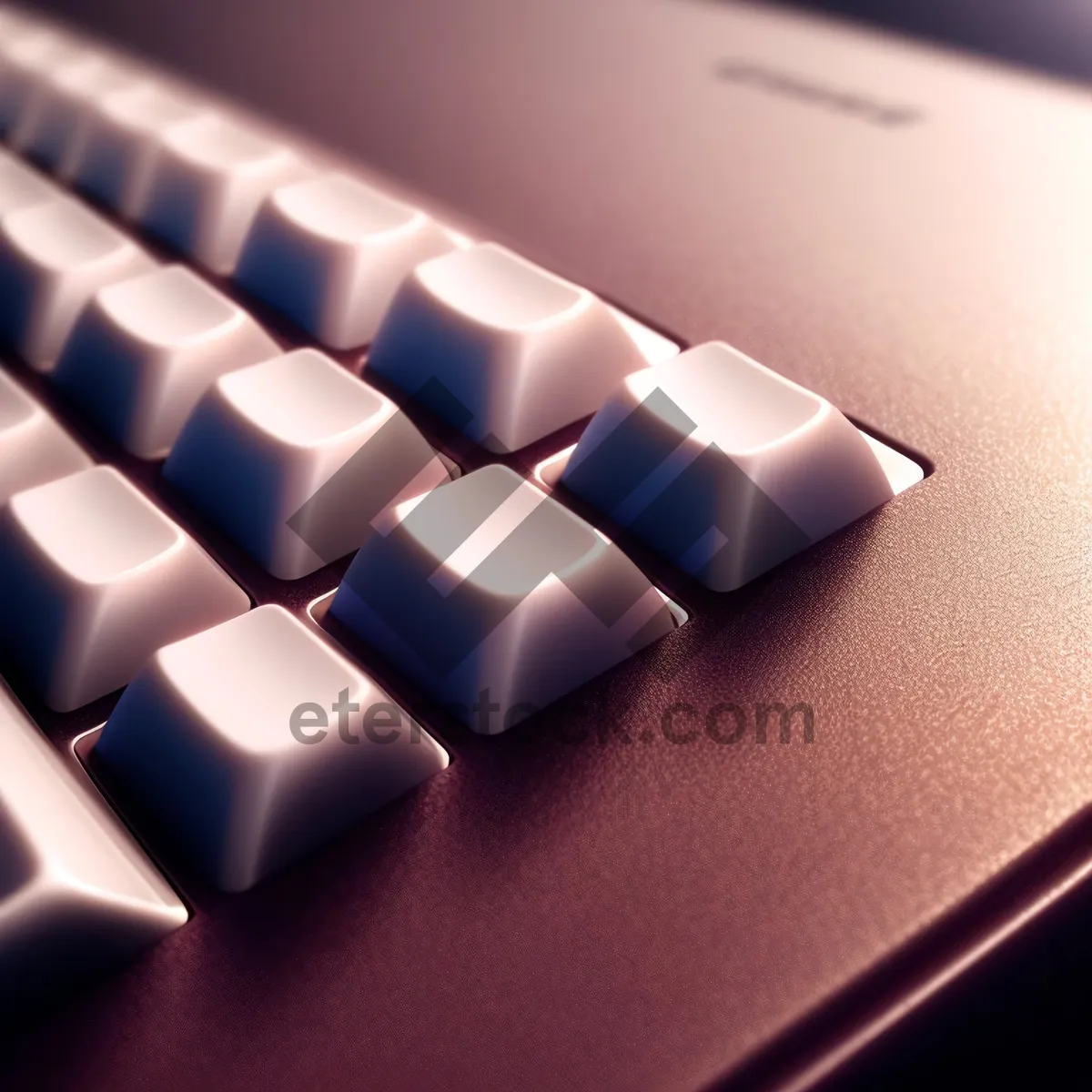 Picture of Desktop keyboard with alphabet keys for efficient data input