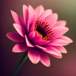 Blooming Pink Daisy - Floral Perfection in Spring