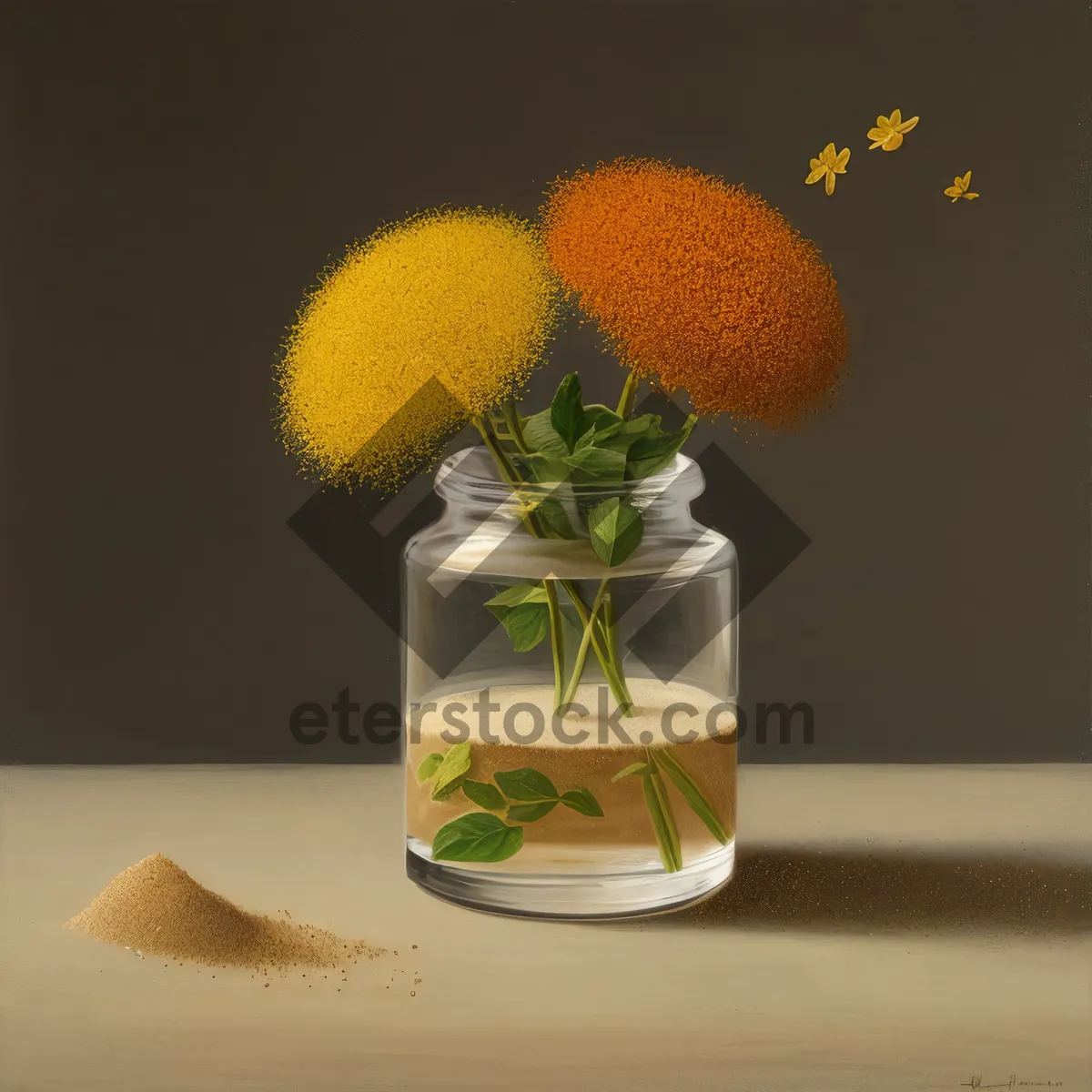 Picture of Citrus-infused herbal fruit glass with chamomile