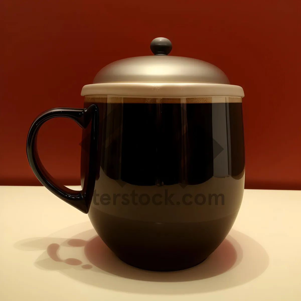 Picture of Aromatic morning brew in ceramic teapot