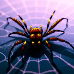 Chandelier Spider Art: Illuminated Arachnid Design