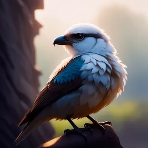 Wild Jay with Majestic Feathers