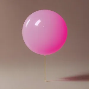 Colorful Balloon Celebration with Bright Lampshade